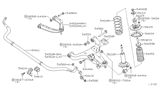 Diagram for Infiniti Control Arm Shaft Kit - 54580-7S005