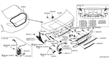 Diagram for Infiniti M56 Tailgate Lock Actuator Motor - 84631-1MA0A