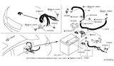 Diagram for Infiniti Q70 Battery Cable - 24105-3WG0A