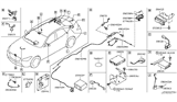 Diagram for Infiniti M37 Antenna Cable - 28243-1MA3A
