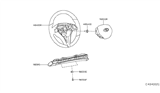 Diagram for Infiniti Steering Wheel - 48430-5DH0A