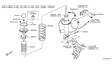 Diagram for Infiniti Shock and Strut Boot - 55240-1MA0B