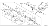 Diagram for Infiniti EX35 Axle Shaft - 39101-EJ71A