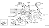 Diagram for 2012 Infiniti EX35 Fuel Pump - 17040-1BA0C
