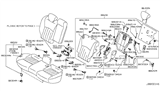 Diagram for Infiniti EX35 Seat Cushion - 88300-1BN0C