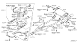 Diagram for Infiniti QX50 Exhaust Pipe - 20300-1BA0B