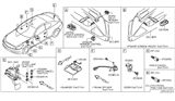 Diagram for Infiniti G25 Neutral Safety Switch - 25325-D400E