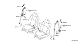 Diagram for Infiniti Q60 Seat Belt - 86842-JK60B