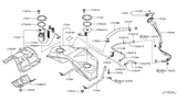 Diagram for Infiniti M37 Fuel Filler Hose - 17221-1ME0A