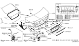Diagram for Infiniti Trunk Lid Lift Support - 84430-1PM0A