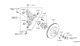 Diagram for Infiniti Q70L Steering Knuckle - 43019-5CA0A