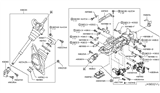 Diagram for 2013 Infiniti M56 Steering Column Cover - 48950-1MA0A