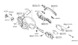 Diagram for Infiniti Q70 Door Latch Assembly - 80501-1MA0A