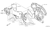 Diagram for Infiniti Q70 Timing Cover - 13040-EY02A