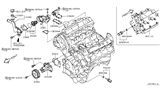 Diagram for 2011 Infiniti FX35 Thermostat Gasket - 11062-1CA1A