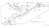 Diagram for Infiniti I35 Power Steering Pump - 49110-40U15