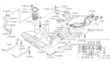 Diagram for Infiniti I30 Fuel Filler Hose - 17221-2L900