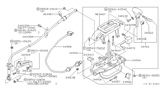 Diagram for Infiniti I30 Automatic Transmission Shifter - 34901-4L810