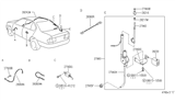 Diagram for Infiniti G20 Antenna Cable - 28242-62J20