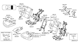 Diagram for Infiniti M35 Seat Cushion - 88310-EG67E
