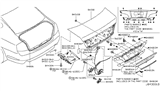 Diagram for 2010 Infiniti M35 Lift Support - 84430-EJ70A