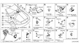Diagram for Infiniti M35 Steering Angle Sensor - 47945-ED210