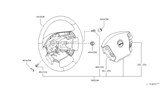 Diagram for Infiniti M35 Steering Wheel - 48430-EG701