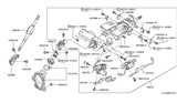 Diagram for Infiniti FX35 Steering Column Seal - 48980-AL500