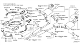 Diagram for Infiniti M35 Exhaust Pipe - 20020-EG00A