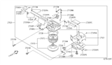 Diagram for Infiniti Blower Motor Resistor - 27761-0P000