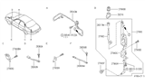 Diagram for Infiniti J30 Antenna Cable - 28242-10Y00