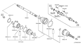 Diagram for Infiniti FX35 CV Joint - 39711-AR402