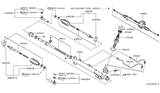 Diagram for Infiniti FX45 Steering Gear Box - 49001-CL10D
