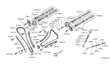 Diagram for Infiniti FX45 Timing Chain Guide - 13091-AR010