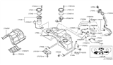 Diagram for Infiniti FX35 Fuel Filler Hose - 17228-CG200