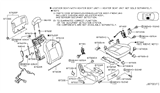 Diagram for 2005 Infiniti FX35 Seat Switch - 87015-CL70A