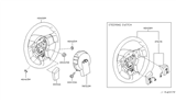 Diagram for 2008 Infiniti FX35 Steering Wheel - 48430-CL82A