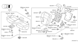 Diagram for Infiniti FX45 Cup Holder - 88741-CG001
