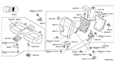 Diagram for Infiniti FX35 Cup Holder - 88741-CL70C
