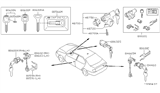 Diagram for 2002 Infiniti G20 Ignition Switch - 48750-3S500