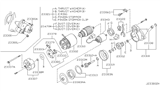 Diagram for 2000 Infiniti G20 Starter Motor - 23300-4M800