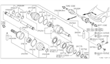 Diagram for 2001 Infiniti G20 Axle Shaft - 39204-7J100