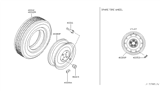 Diagram for Infiniti M35 Spare Wheel - 40300-CD27A