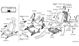 Diagram for Infiniti G35 Seat Cover - 87370-AM000