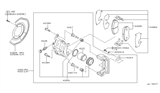 Diagram for Infiniti EX35 Brake Caliper Repair Kit - 41121-0V700