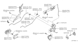 Diagram for Infiniti M45 Door Latch Assembly - 82502-AG210
