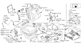 Diagram for Infiniti M45 Seat Motor - 87452-CA000
