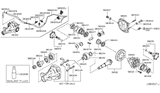 Diagram for Infiniti FX37 Differential Bearing - 38440-7S000