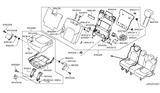 Diagram for Infiniti QX56 Seat Cushion - 89300-1LG7B