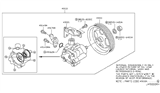 Diagram for 2011 Infiniti QX56 Power Steering Pump - 49110-1LA0A